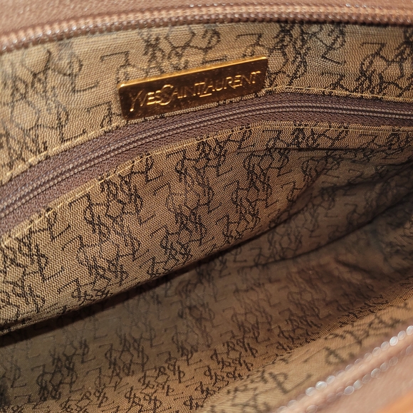 YSL Yves Saint Laurent Leather Vintage Clutch - Picture 7 of 9